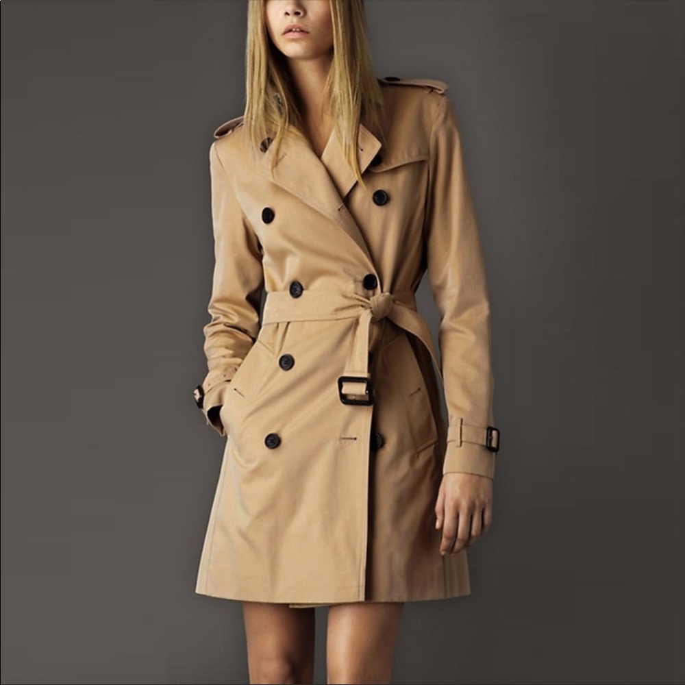 Zara Basic Double Breasted Trench Coat